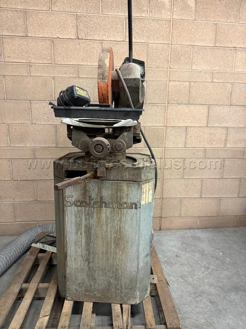 Scotchman Industrial Metal Cutting Saw on Stand