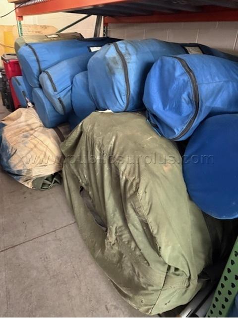 Canopy tents and ventilation tubes - Various Sizes ~ Lot of 33