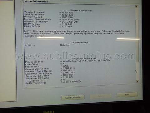 Dell All-In One Lot #4943