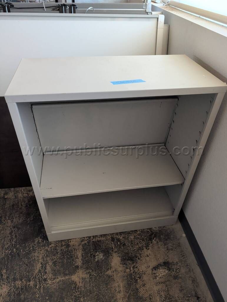 2-Shelf Open Metal Storage Cabinet — photo 1