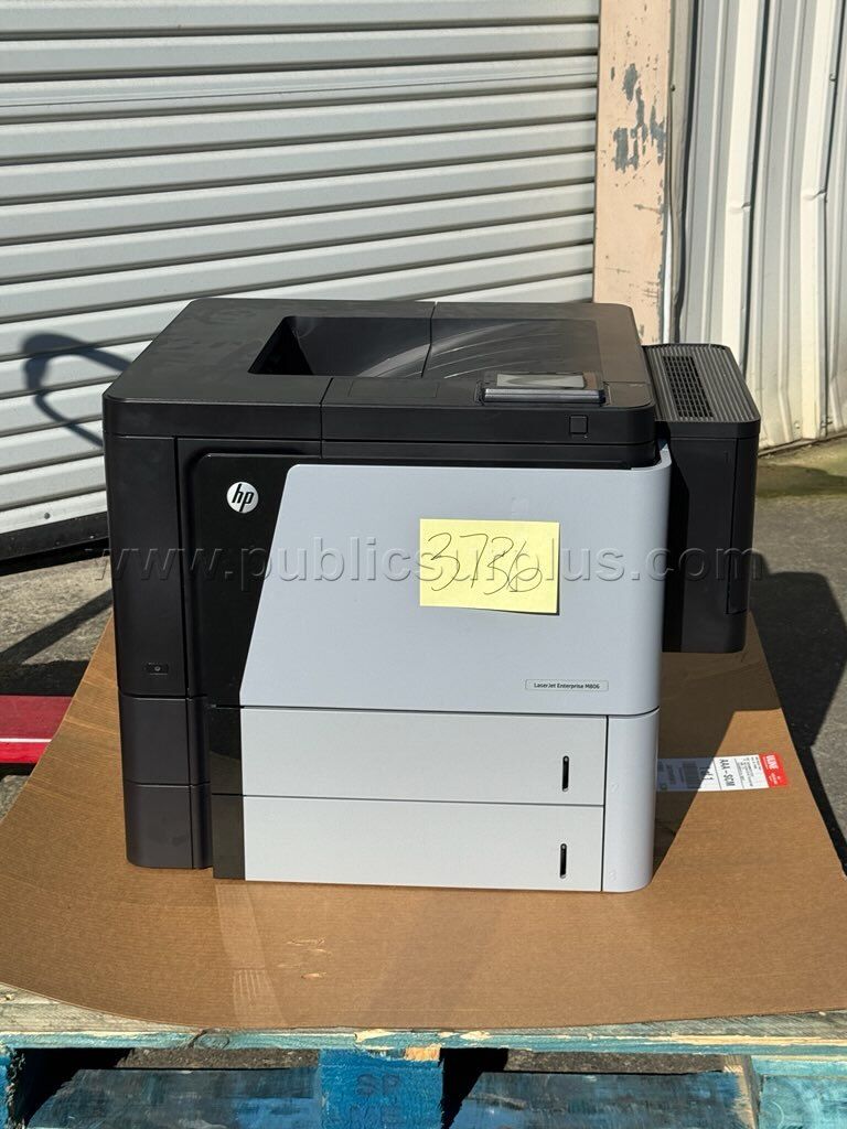 Lot of 1 - HP M806 LaserJet Printer - photo 1