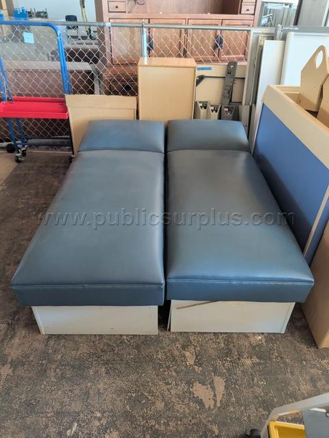 Blue Upholstered Medical Exam/Treatment Tables
