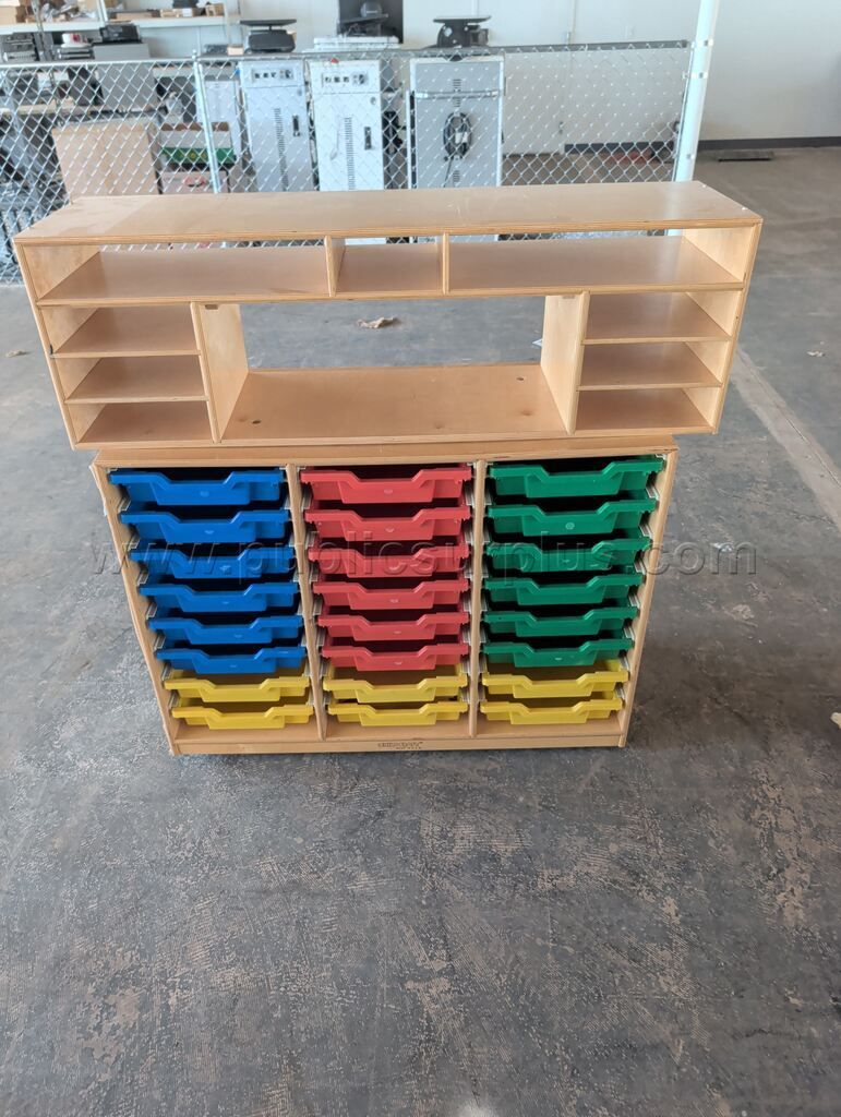Wooden Classroom Storage/Organizer Unit — photo 1