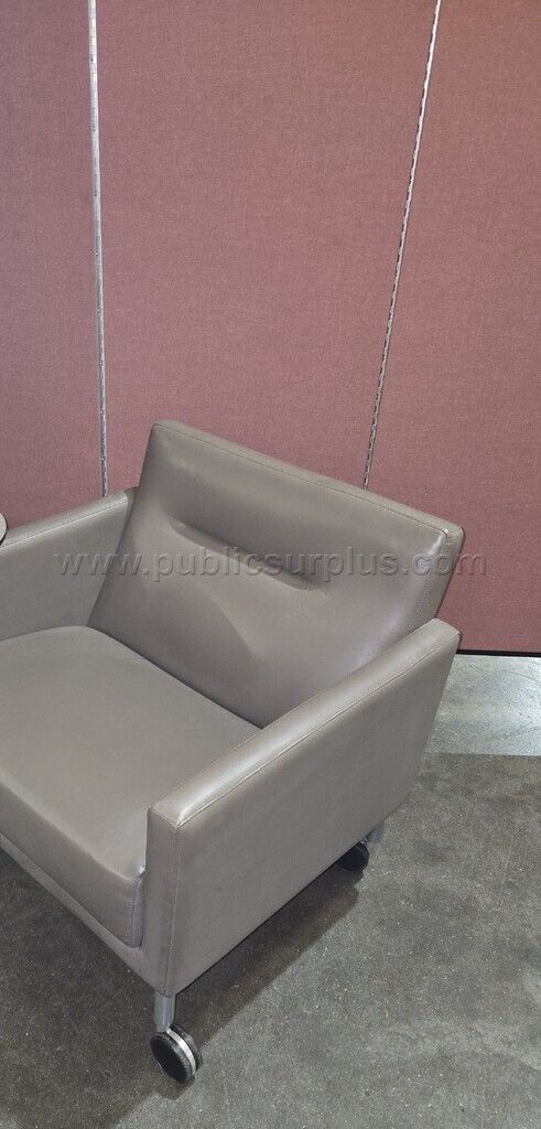 Student Leather Chair without bookrest — photo 1