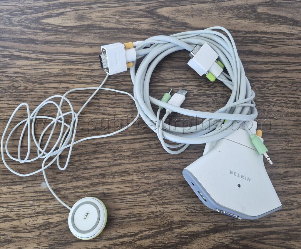 BELKIN Flip 2-Port USB VGA KVM Switch w/ Audio - photo 1