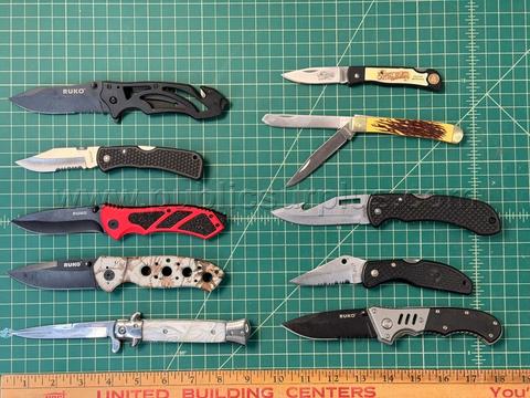 Ruko Folding Knives - QTY 10 - Shipping $12.00