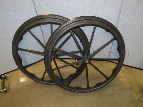 Lot of 2 Wheelchair Wheels **Unknown Condition**