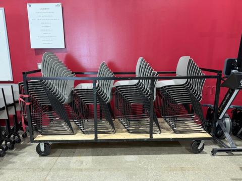Qty 48 Stacking Chairs