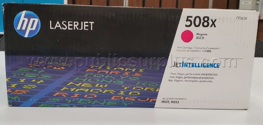 11 HP-508X TONER MAGENTA - CF363X (HIGH YIELD)	New unopen — photo 1