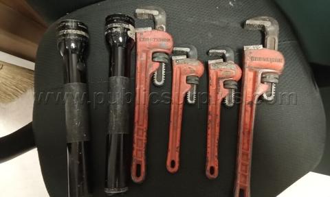 Pipe Wrenches and Flashlights