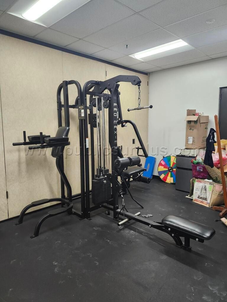Used Pro Maxima P-350 2 Stack Gym Set (Not Assembled) — photo 1