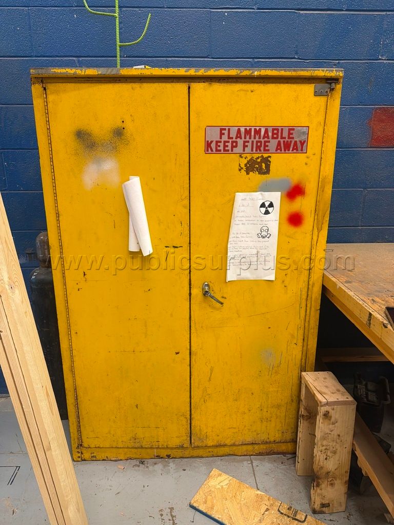Fire Cabinet For Flammable Materials and Chemicals (43in x 18in x 66in) — photo 1