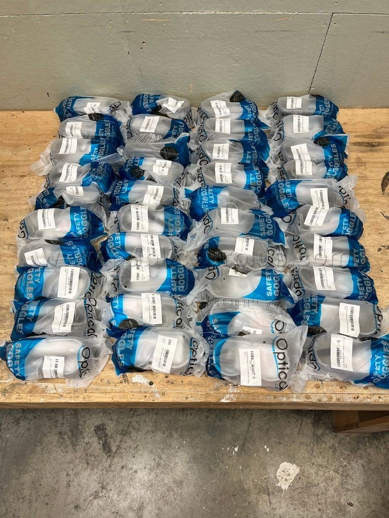 Lot of 40 Anti-Fog Non-Vented Safety Protective Eyewear — photo 1