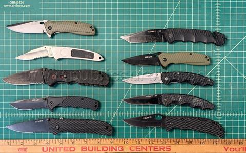 Coast Folding Knives - QTY 10 - Shipping $12.00