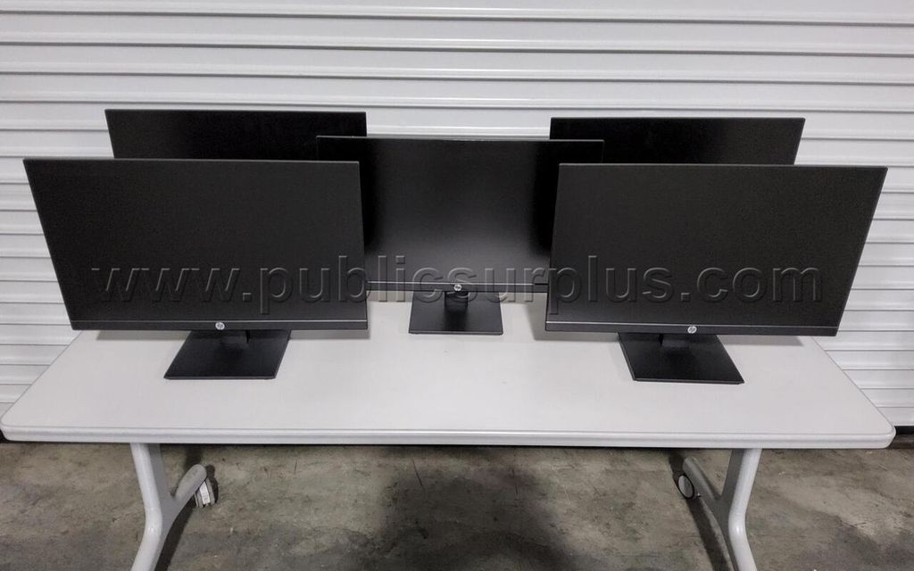 LOT OF 5 23" HP MONITOR — photo 1