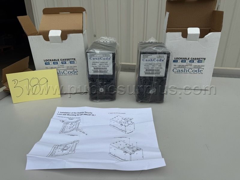 3 pcs - Mixed Equipment (CashCode Cassettes + MICR Toner) — photo 1