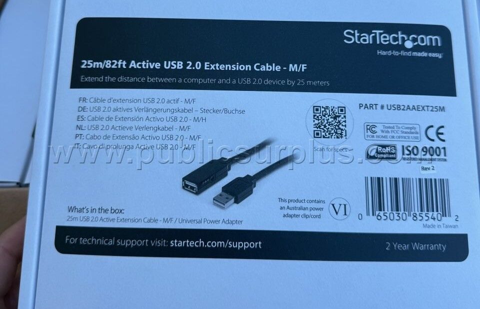 Lot of 33 - USB 2.0 Extension Cables 82' - photo 1