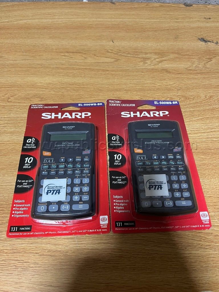 Lot of 2, Fraction/ Scientific Calculator — photo 1