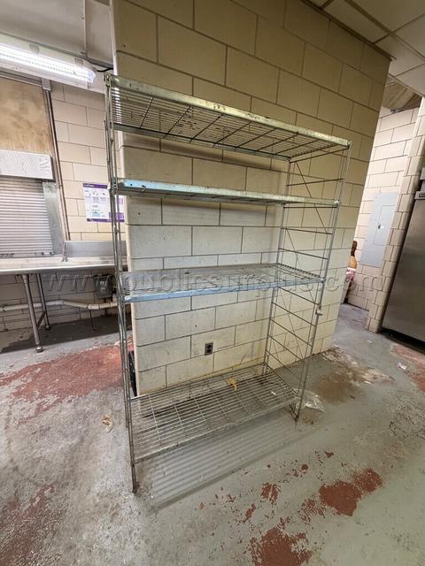 Shelving - 4-tier - Stainless Steel