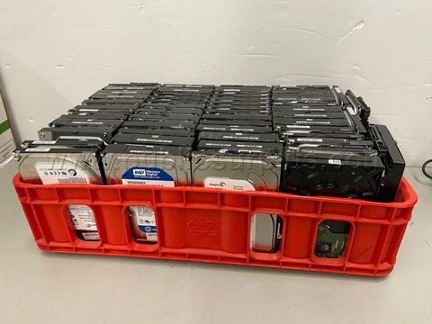Lot of (50) Misc. 500GB SATA Hard Drives