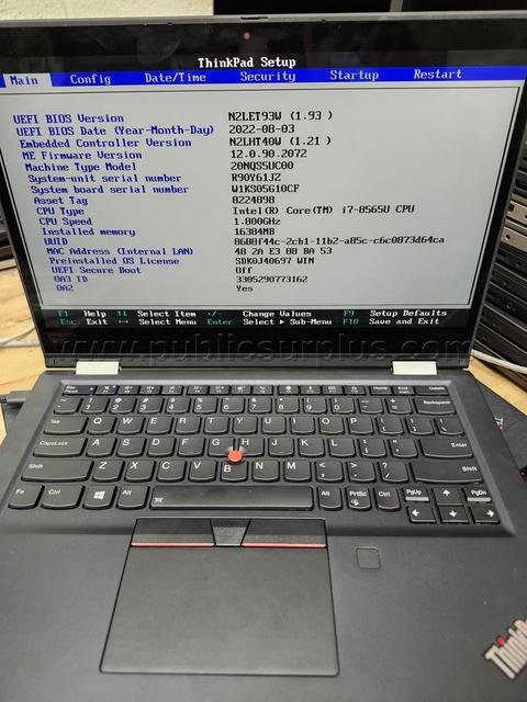 Lenovo ThinkPad X390 Yoga