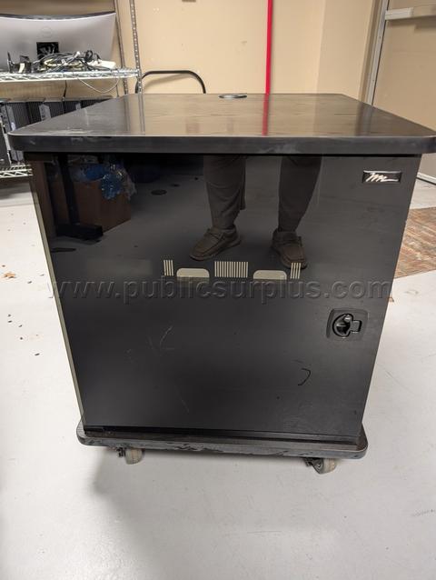 Cabinet on Wheels, with Rack Mounts