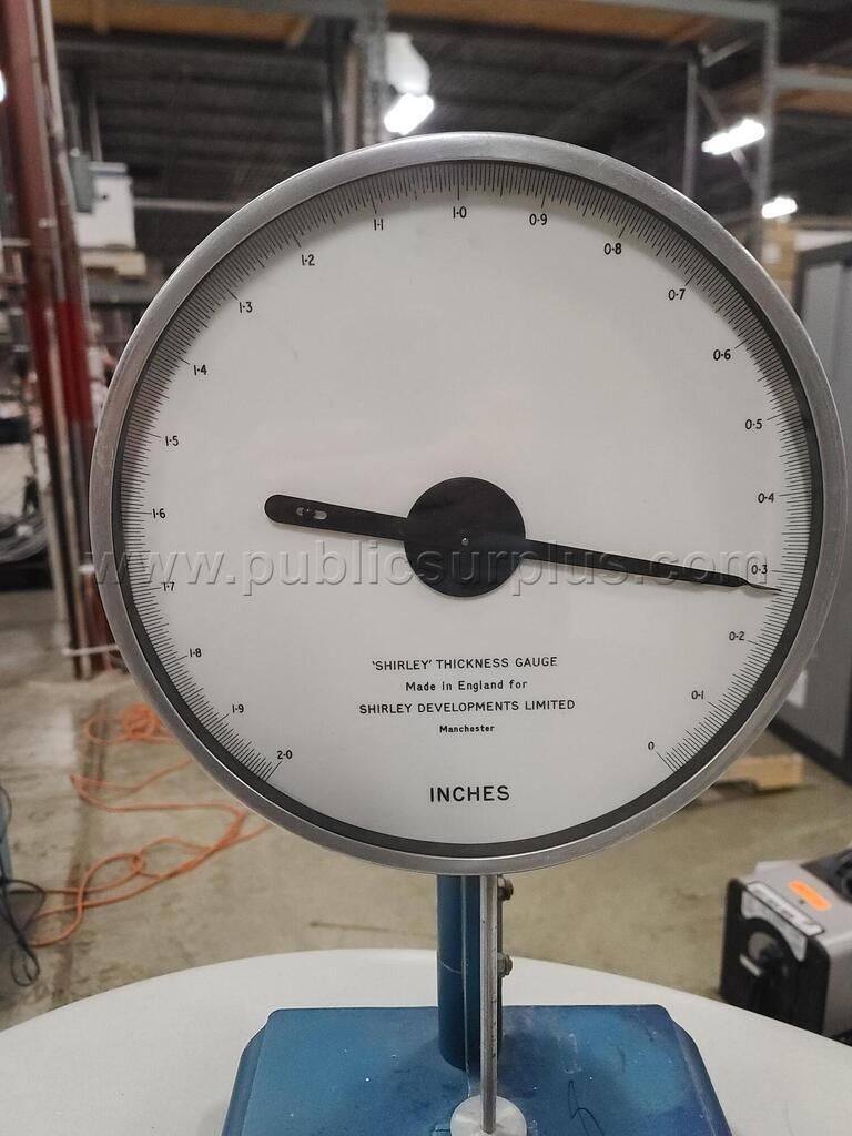 Shirley Thickness Gauge - Precision Material Thickness Tester (Manchester UK) — photo 1