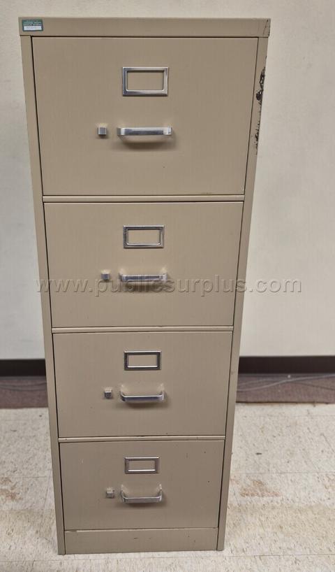 4-Drawer Legal Size File Cabinet