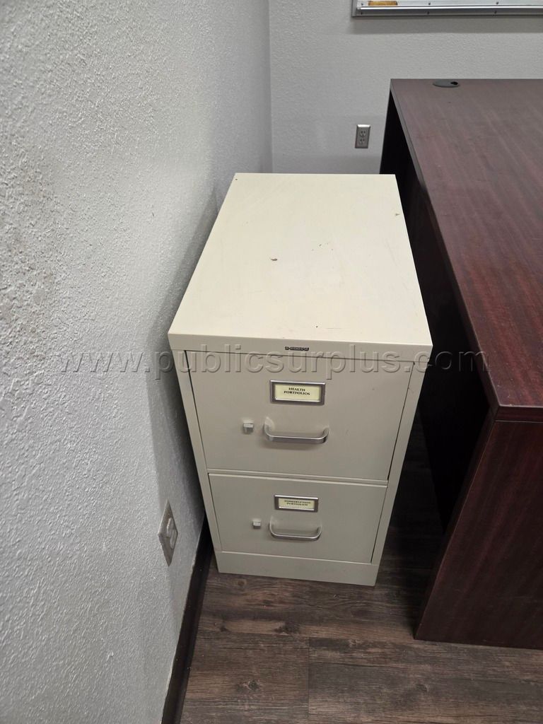 STIGLER - 2 DRAWER METAL FILING CABINET — photo 1