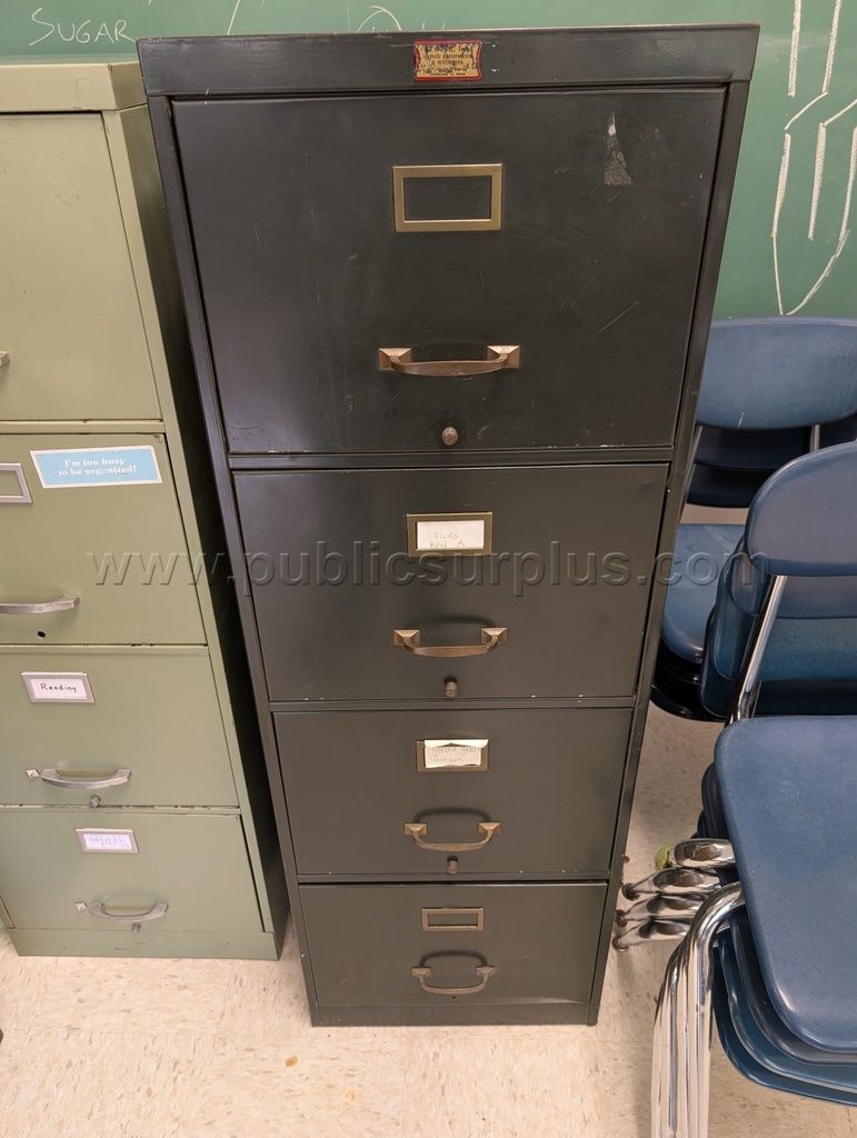 4 Drawer Upright File Cabinet (A) — photo 1