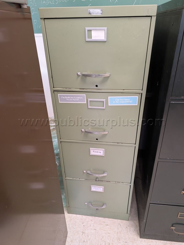 4 Drawer Upright File Cabinet (B) — photo 1