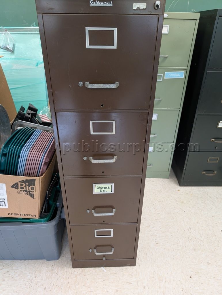 4 Drawer Upright File Cabinet (C) — photo 1
