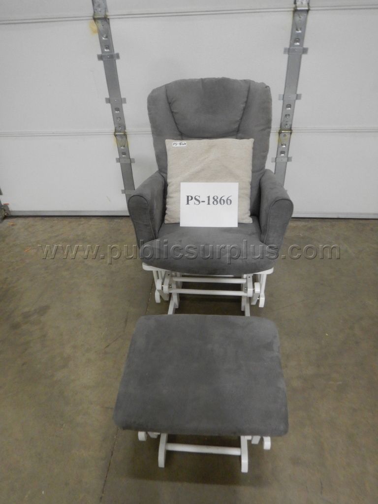 Rocking Chair w/ Ottoman & Pillow — photo 1