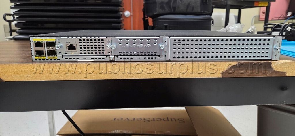 Cisco 4331 Routers (x3) - Wiped - Boots Successfully — photo 1