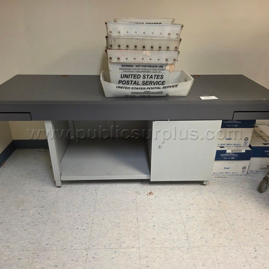 Table - Mailroom with cabinet underneath (no key) — photo 1