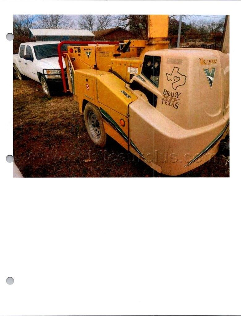 2008 Vermeer BC 1000 Woodchipper — photo 1