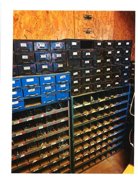 Bolt bins, Shelves, Drawers Approx 16 - All hardware included