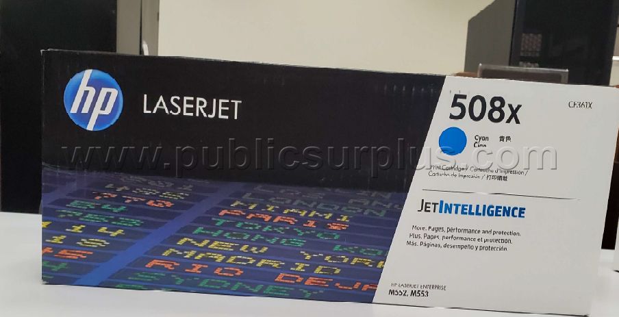 8 HP-508X TONER CYAN - CF361X (HIGH YIELD)-7 new unopen 1 new box open/PKG not — photo 1