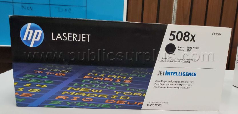 6 HP-508X TONER BLACK - CF360X (HIGH YIELD) new unopen — photo 1