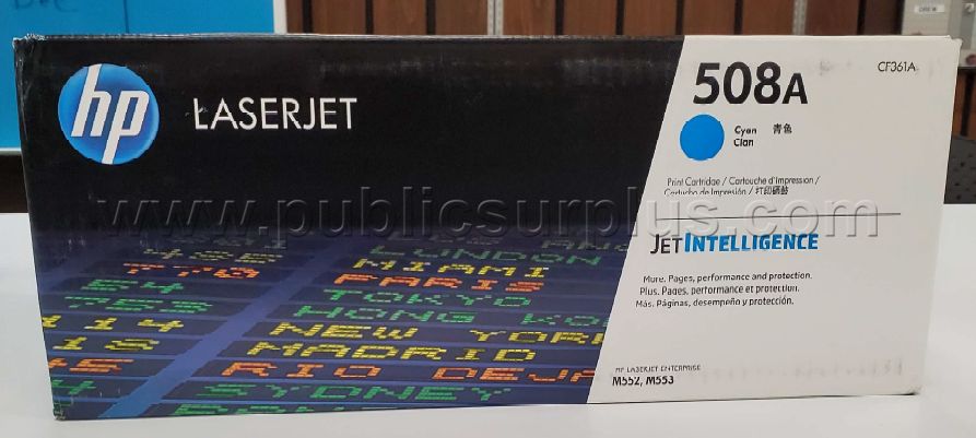3 HP-508A TONER CYAN - CF361A-new unopen — photo 1