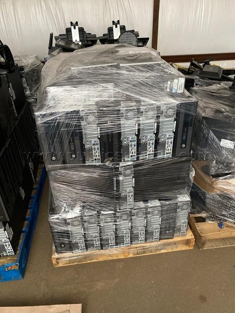 COMPUTER PALLET #2 W/ MONITORS PALLET