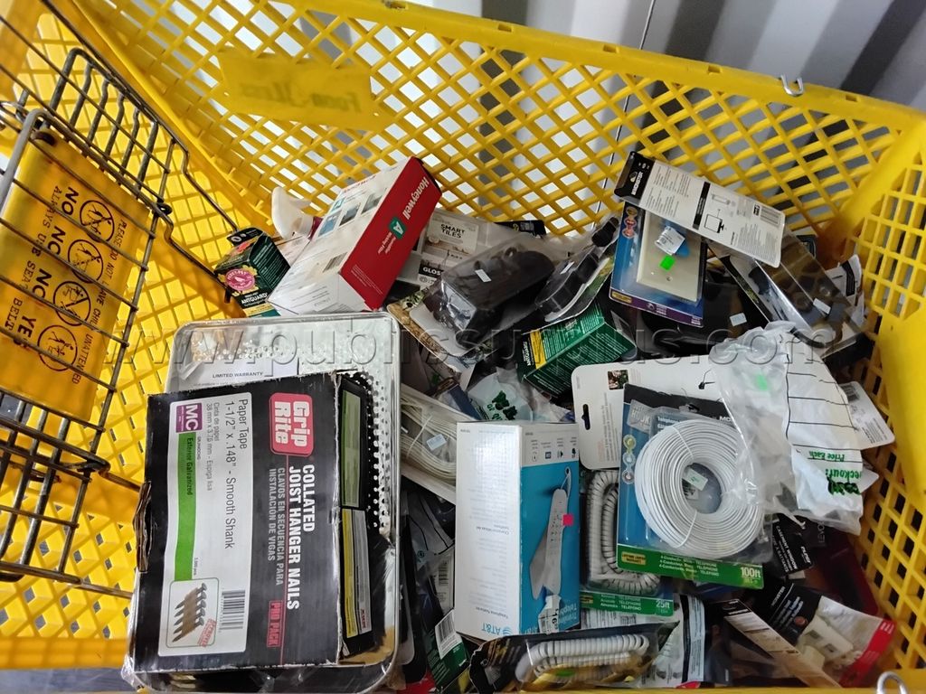 Misc. Cart of Hardware, Wire, & Products - YARD — photo 1