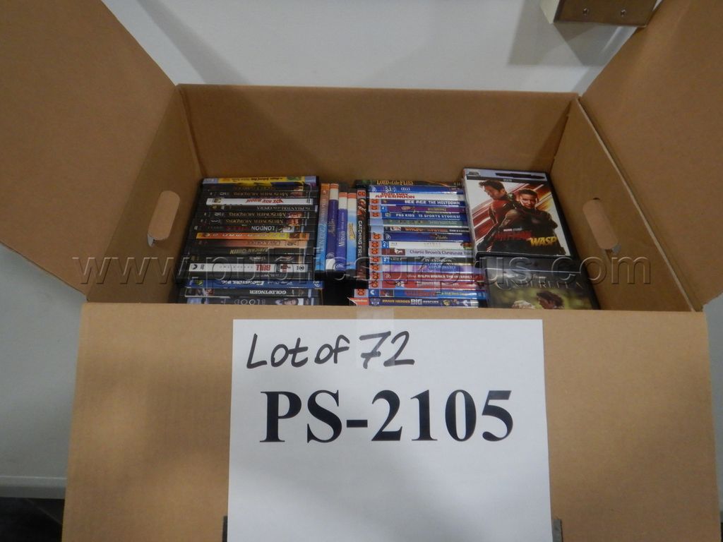 Assortment of DVD's & Blu-Ray's - Lot of 72 — photo 1