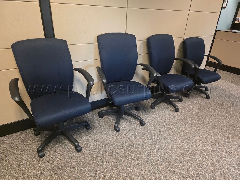 4 Used Office Chairs — photo 1