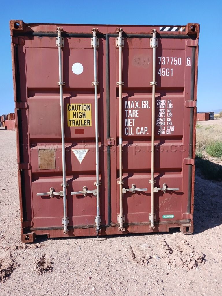 (1) 40' Storage Container - Used #GLDU 737750 — photo 1