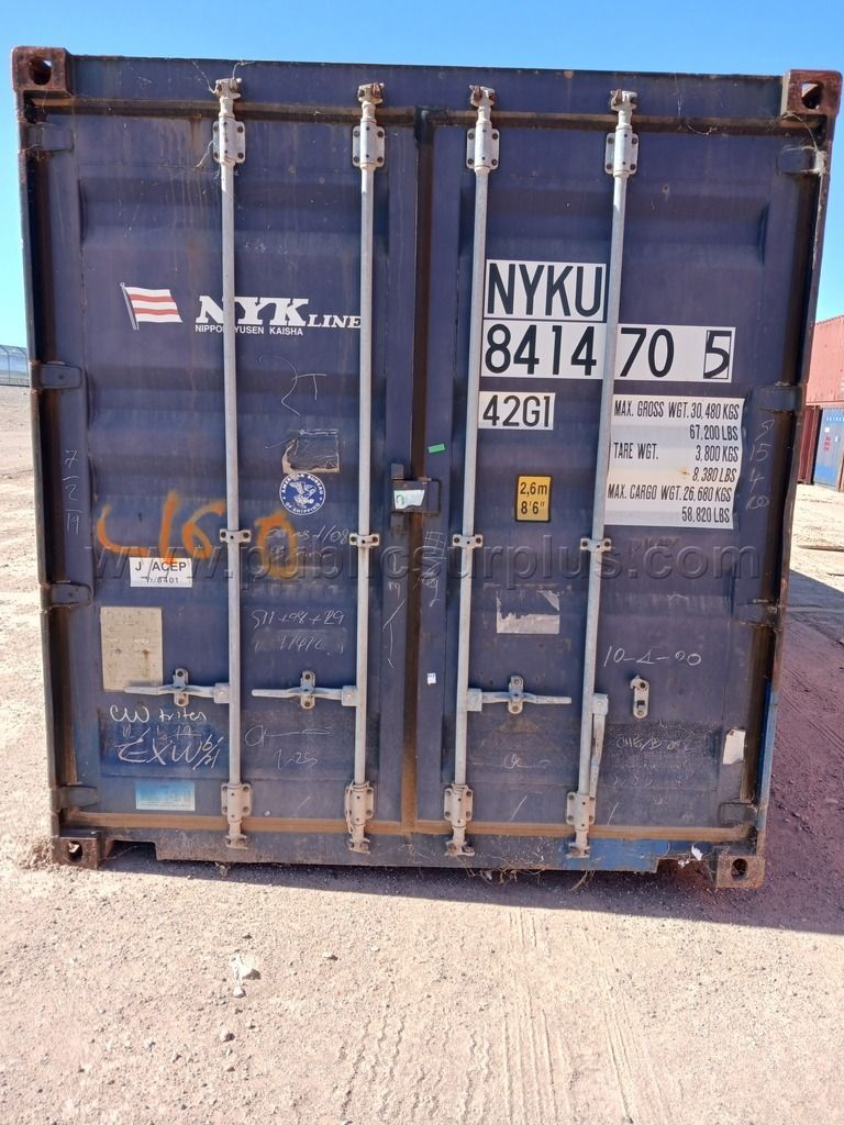(1) 40' Storage Container - Used #NYKU 841470 — photo 1