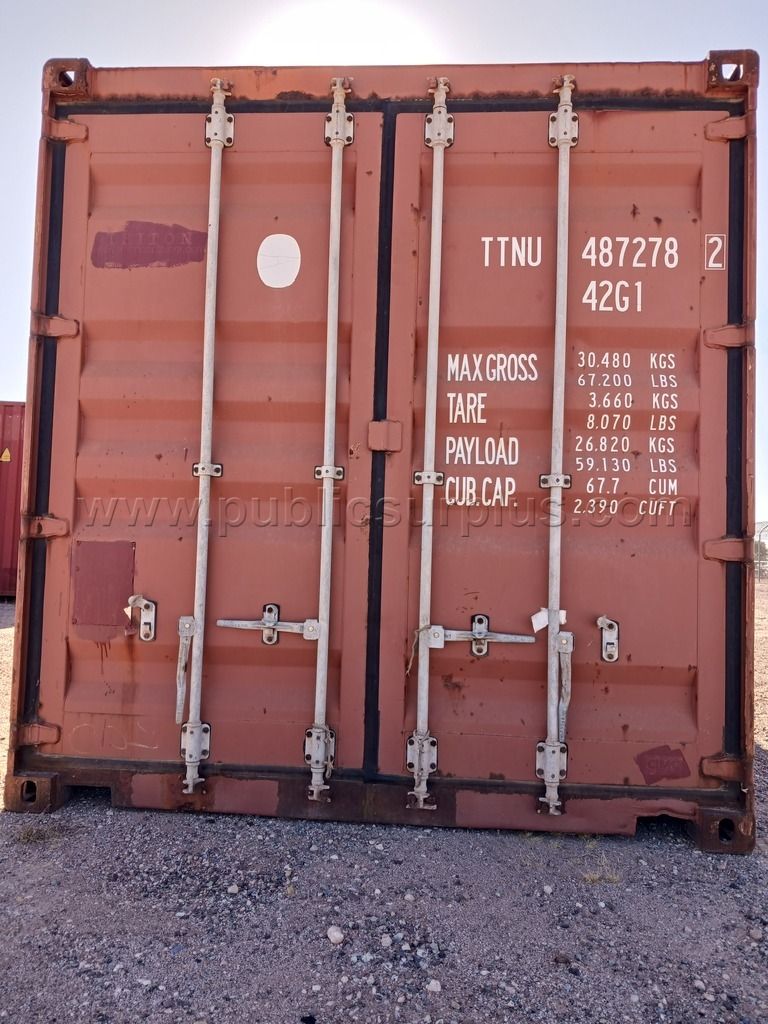 (1) 40' Storage Container - Used #TTNU 487278 — photo 1