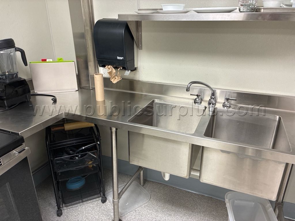Stainless Sink and Counter — photo 1