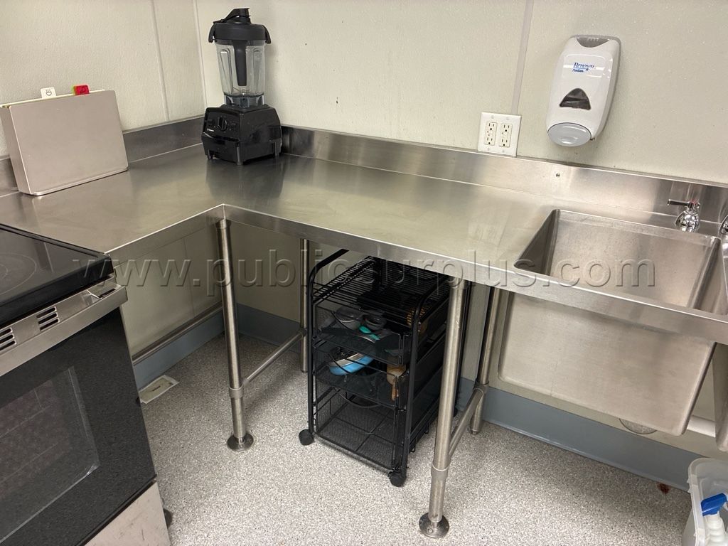 Stainless Sink and Counter — photo 1