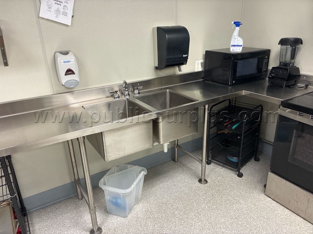 Stainless Sink and Counter — photo 1
